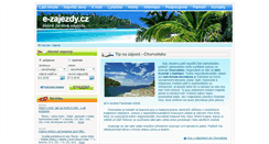 Desktop Screenshot of e-zajezdy.cz